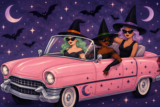 Witches’ Night Out- Diamond Art Kit (60x40cm, Square Drill)