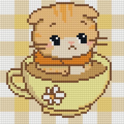 Honeybee Tabby by Blumensdiary – little whimsies Mini Diamond Art Set