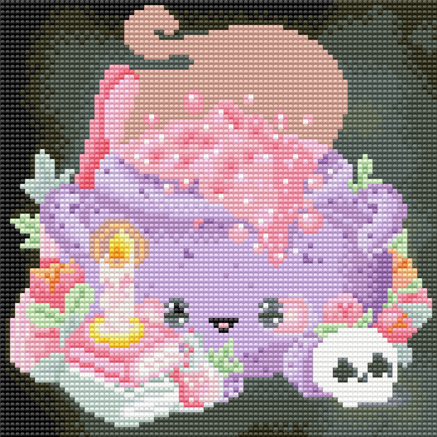 Pink Potion Cauldron by CraaftyQueen – Diamond Art Kit (25x25cm Round Drill) Hand Rendered
