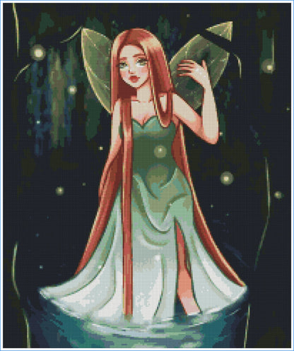 The Siren - Art by Oceana - Diamond Art Kit (50x60cm, Square Drill)