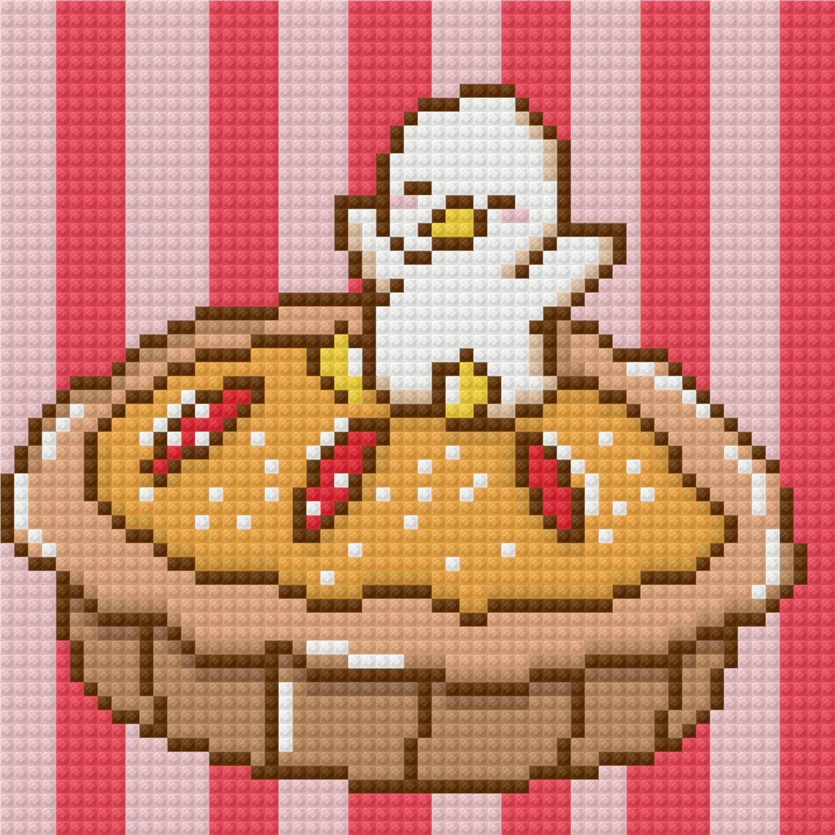 Apple Cider Duckling by Blumensdiary – little whimsies Mini Diamond Art Set
