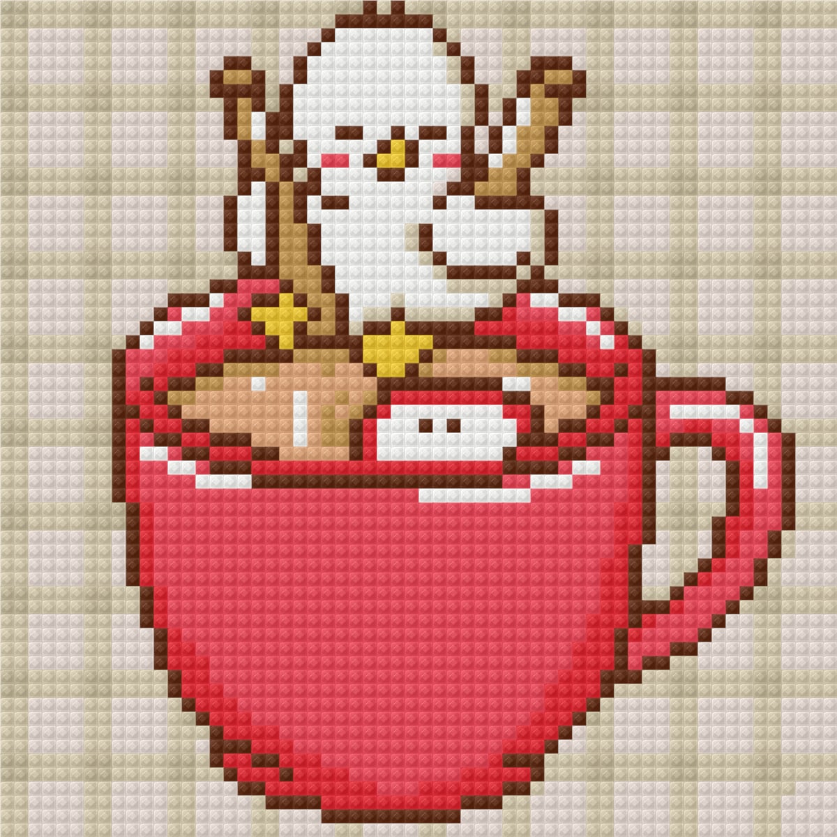 Apple Cider Duckling by Blumensdiary – little whimsies Mini Diamond Art Set
