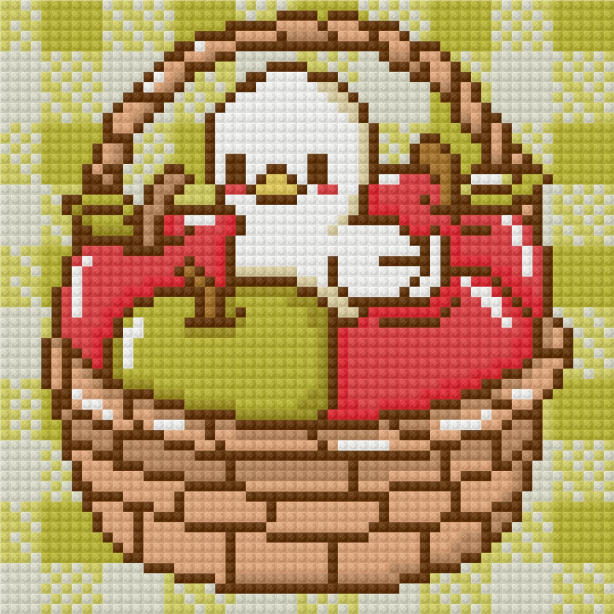 Apple Cider Duckling by Blumensdiary – little whimsies Mini Diamond Art Set