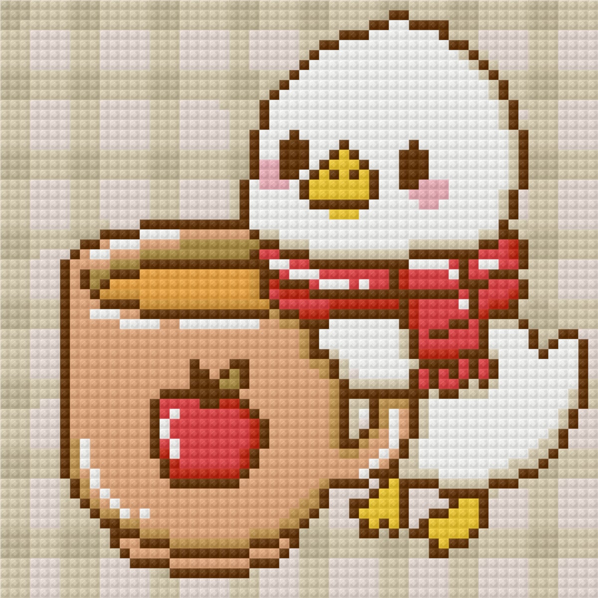 Apple Cider Duckling by Blumensdiary – little whimsies Mini Diamond Art Set