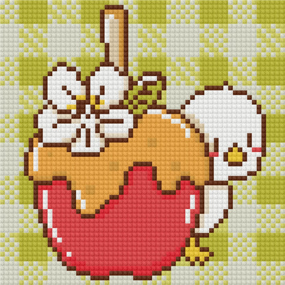 Apple Cider Duckling by Blumensdiary – little whimsies Mini Diamond Art Set