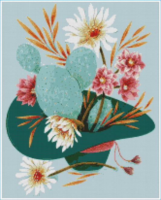 Western Wildflower Hat by Molly Marie Pea- Diamond Art Kit (40x50cm)