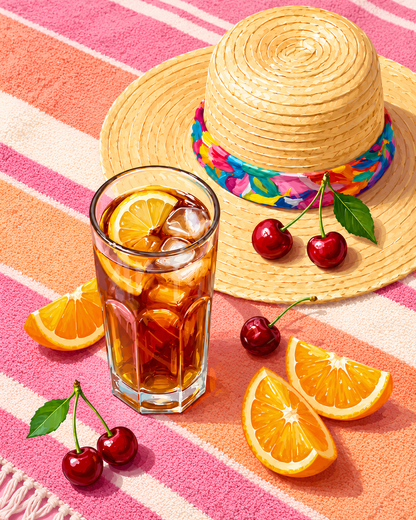 Sip of Summer- Diamond Art Kit (40x50cm, Round Drill)
