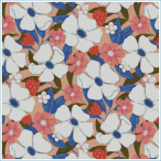 Strawberry Flowers by Almo Studio– Diamond Art Kit (40x40cm Round Drill)