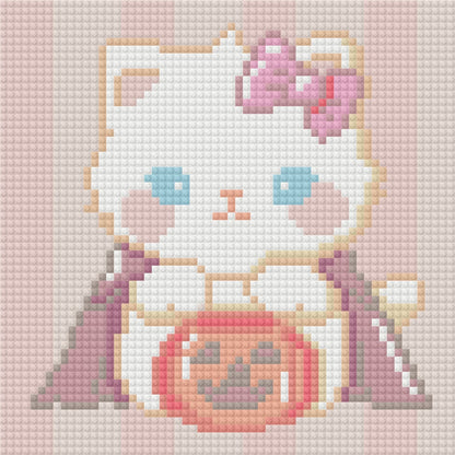 Cotton Candy Halloween by Blumensdiary – little whimsies Mini Diamond Art Set
