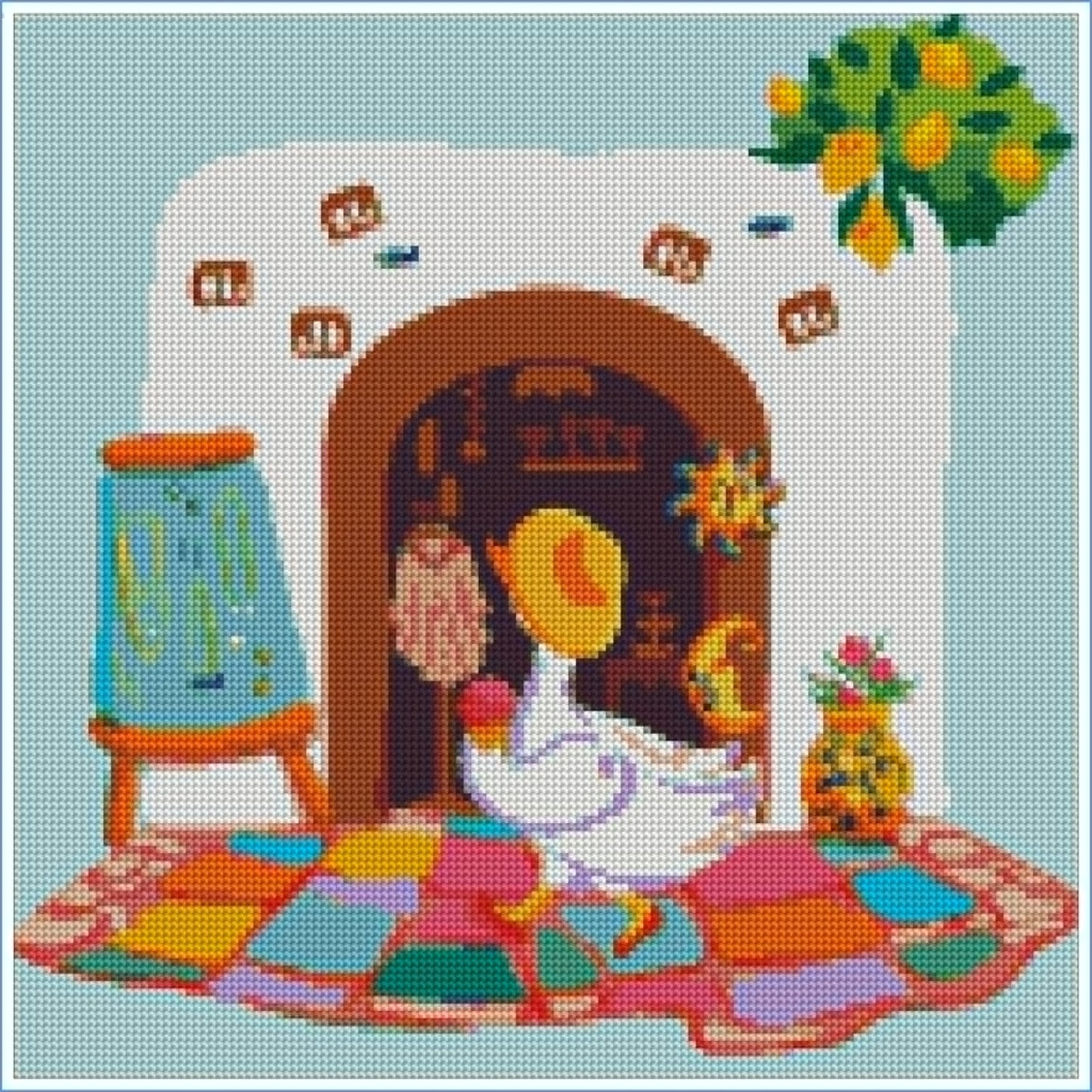 Bellissima at the Boutique- Colortickle by Abhinaya- Diamond Art Kit (40x40cm)
